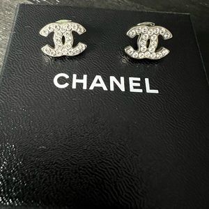 Authentic Chanel CC Earrings